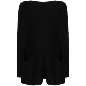DANIELA GREGIS Women's Black Knit Cardigan Women BLACK Sweaters & Knitwear